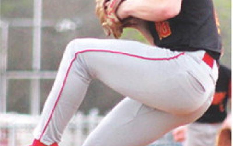 Titan Sophomore, Ben Major, tossed nine strike outs in the Columbus run-rule win over Southeast, 111, Tuesday, at Bomber Field. Major was accredited with the win.