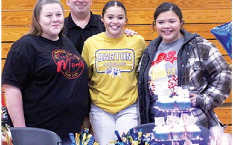 Six Lady Titans sign college letters