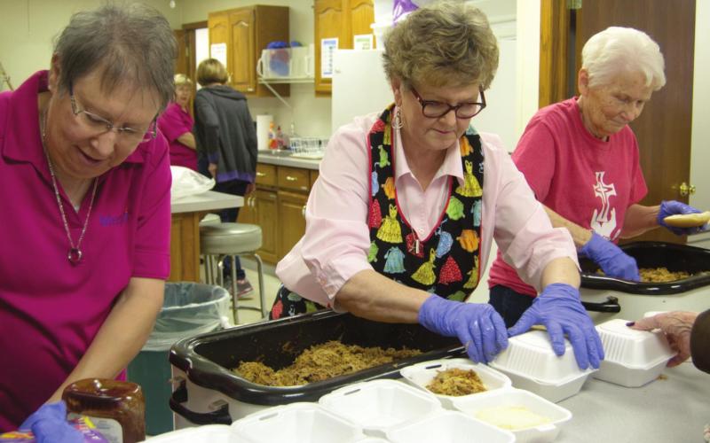 Columbus Mercy Auxiliary pulled pork fundraiser is a success