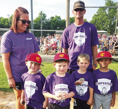Cal Ripken Tee-Ballers attend closing ceremony
