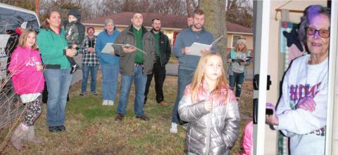 A group of carolers