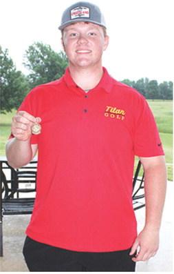 Titan Senior, Kanyen Smith, earned a spot in the Kansas Class 3A State Golf Pairings with his ninth place finish in the Class 3A Columbus Regional Tournament, Monday, at the Brush Creek Golf Course. Kanyen shot an 88 on his home course to qualify individually for state. Complete regional results can be found on page B-3 of today’s News-Report.