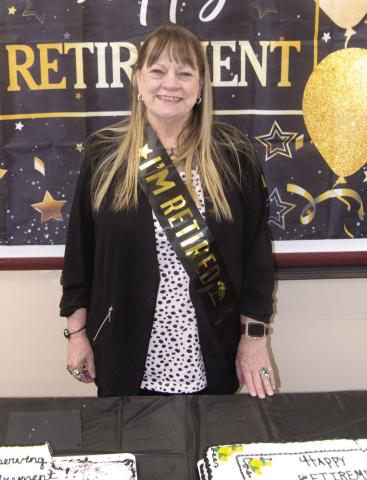 After the new officials were sworn in January 13, a special retirement ceremony was held for Barbara Bilke who retired from her post as Register of Deeds.