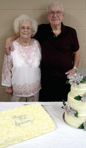 Prudy and Melvin Huffman celebrated their 70th wedding anniversary
