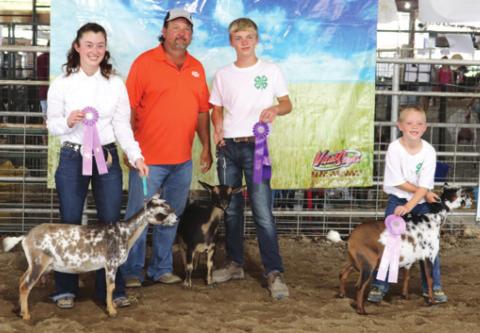 Dairy goats earn ribbons for Cherokee County 4-H members