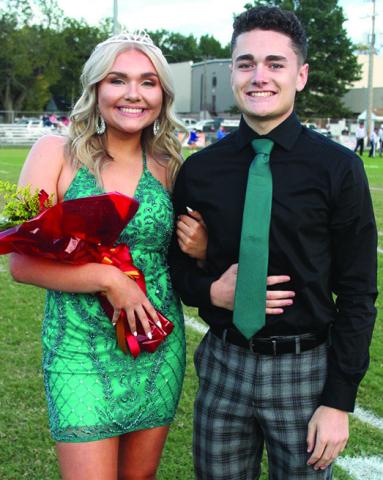 Lady Titan Senior, Macey Allison, was chosen as 2023 Fall Homecoming Attendant, Friday night, prior to the football game with St. Mary’s-Colgan. Macey is the daughter of Jason and Nicole Allison. She was escorted by Luke Gray, son of Amy Gray and the late Travis Gray.