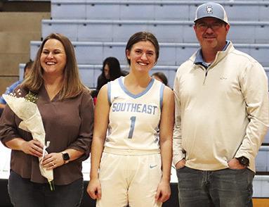 Southeast Lancer Basketball Seniors honored