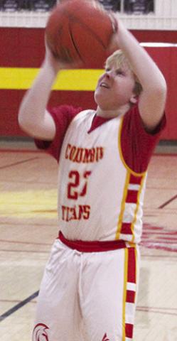 Kash Spear had eight, fourth quarter points to seal the win for the Red Team in the B scrimmage, Tuesday. The Junior High Titans opened their 2024 season at the CUHS Gymnasium.