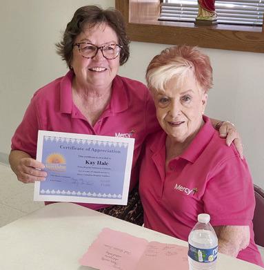 Hale honored for ten years with Auxiliary