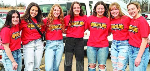 Lady Titans take on the state in wrestling championship