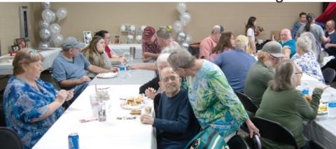 Huffmans celebrate seventieth wedding anniversary with family, friends