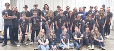 The Riverton Archery team will be leaving April 23 to go compete at Nationals in Sandy, Utah. The Riverton team pictured above include but not in order Hudson Asher, Shelbey Barnett, Payton Baylor, Echo Chastain, Teagan Douglas, Vincent Elliott, Lauren French, Grant Gilmore, Grady Gorman, Mackenzie Haywood, Mason Hill, Bailey Hodge, Haylie King, Ethan Kirk, Kaylee Lafata, Jackson Livingston, Brayden Martin, Sydney Moore, Kaylee Nowlin, Natalee Porter, Katie Rogers, Kendel Root, Colton Seidletz, Alexis Shous