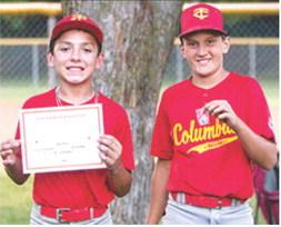 Columbus Cal Ripken 10U District 5 runners-up