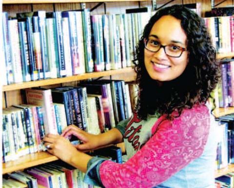 Current Columbus Librarian Lauren Dainty has changed the library into more than a place to get a book. She has developed programs for youngsters on a regular basis. The above photo was taken during her first year.