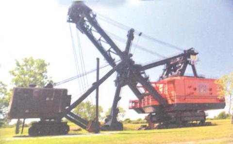 The Markley Shovel today stands at the foot of Big Brutus as an outstanding example for early 1900 engineering excellence.