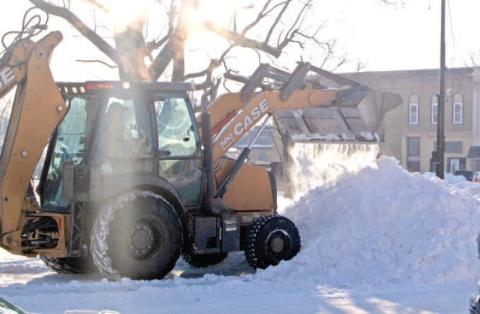 Columbus City crews were working to clear the streets as quickly and efficiently as possible.