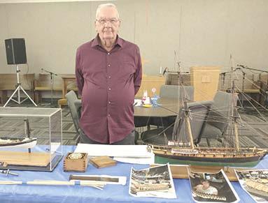 Edward Sweeney gave an informative talk about various historical ships to Chapter BT of P.E.O. at their recent meeting. Courtesy photo.
