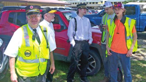 Members of the Heart of the Heartland Train Museum