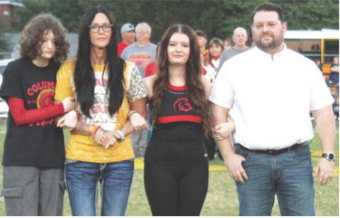 Senior Jacianna Heflin was recognized during Senior Night Ceremonies, October 17, at Titan Stadium. Jacianna is four-year member of the Titan Band. She was escorted by her parents, Jason and Malinda Heflin and sister Jocelynn.