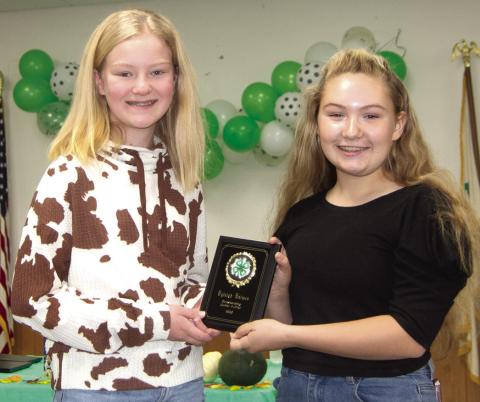 4-H members recognized for achievements at breakfast