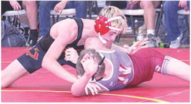 Titan Senior, Korbyn Newberry, won four matches on the mat and received one forfeit in the Columbus Duals Tournament, Saturday, at the CUHS Gymnasium. Korbyn had two wins by pin, a technical fall, 20-3, and a major decision, 9-1, in the ten-team, round-robin formatted tournament.
