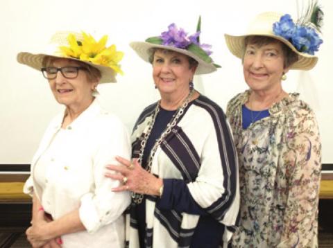 P.E.O. creates Easter bonnets