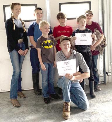 Wildcat District 4-H members, Abby Dolecheck, Alex Dolechek, Dayson Elsworth, Raylan Elsworth, Damien Evans, Brian Longan, and Philip Longan, recently traveled to the Marais des Cygnes State Wildlife Area to compete in the Kansas Wildlife Habitat Education Program (WHEP) Competition.