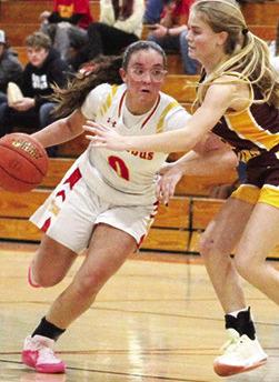 Lady Titans cage Lady Lions
