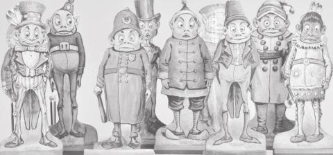 Favorite comic characters used in making toys