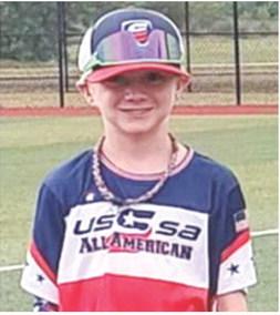 Central Elementary Student, Lee Snow has been chosen to play in the USSSA Baseball Top 72 Prospects event, November 28-December 1 in Panama City Beach, Florida. Courtesy photo.