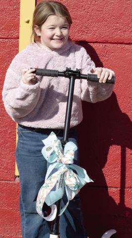 Willow Robinson was the winner of the ages eight- 10 year old group at the Chamber Easter Egg Hunt.