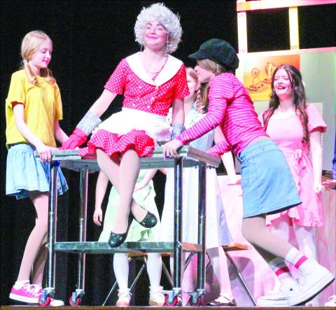 Columbus High School students performed the musical Junie B. Jones. The musical is about a spunky first grader and her experiences.