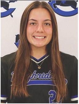 Aubree Saporito - Sophomore James T. Payne Award NJCAA All-American First Team Courtesy photo.