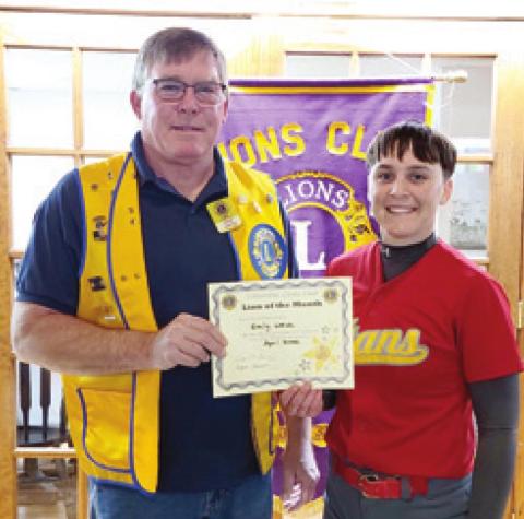 Welch named Lion of Month for April