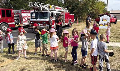 Columbus Fire department visited Highland and Park Elementary schools for National Fire Prevention Week. Firefighters spoke to students about fire safety, the importance of smoke detectors, knowing how and when to call 911 and developing family escape plans. They were able to give out over 300 fire prevention packets to students. “This is one of our favorite parts of our job, interacting with the kids and hopefully making a positive impact in their life,” said Fire Chief Steven Burton.