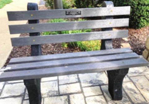 Local Girl Scouts recycle bottle caps to create new bench