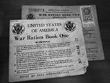 Ration book during WWII