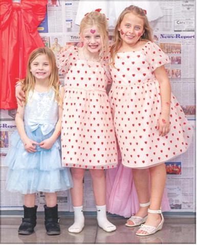 Music, fun and friends were highlights of the recent elementary school Sweetheart Dance. Brylynn Midgett, Amyx Evans and Oakleigh Mays were among those attending the event.