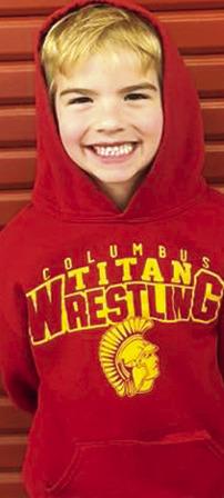 Rhett Tedlock represented the Titan Boys in the Kansas Heartland 6U State Wrestling Tournament, March 9, in Salina. Rhett is a member of the Columbus Wrestling Club. Courtesy photo.