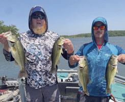 The first place team of Brett Nichols and Micah Read brought home $750 in the Columbus Bass Club Classic. Courtesy photo.