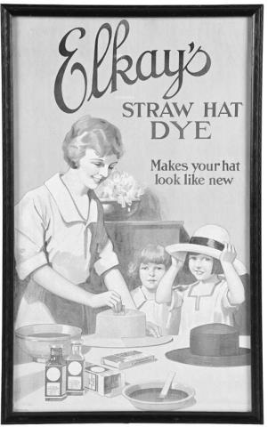 How about dyeing straw hats for a wholesome and instructive mother-and-daughter activity? According to vintage advertisements like this, it used to be. Photo Credit: Morphy Auctions (c) 2026 by Cowles Syndicate Inc.