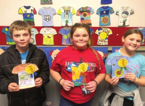 Baxter Springs students take creative look at Kansas Day
