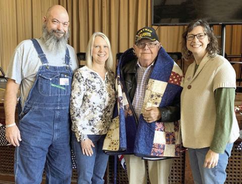 At a special Veteran’s Day program