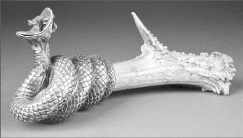 Snake shapes appear often in decoration