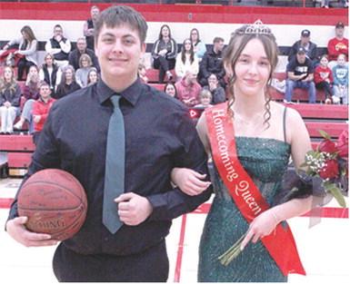 Olivia Comer and Jarrett Lawson were chosen Baxter Springs Homecoming Queen and King during coronation ceremonies, Friday night. Parents of the couple are Rick and Amy Comer and William and Shanna Lawson.