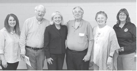 Democratic candidate for Senate Sandy Spidel-Neumann and her campaign manager Justin made a stop at the Community Center in Cherokee County on her Listening Tour Monday, April 20. Important issues were discussed at the round table and party members shared concerns that are affecting the local area. Those attending the meeting included Elaine Warstler, Tom Pryor, Spidel-Neumann, Steve Langerot, Toni Spieth and Margaret Radlund. Courtesy photo.