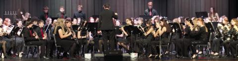 The Columbus High School band under the direction of Gae Phillips performed during the annual Christmas concert held December 19. Numbers performed included O Come All Ye Faithful, In The Bleak Mid-Winter, Carol of the Drum, Christmas Favorites and Holiday Galop.