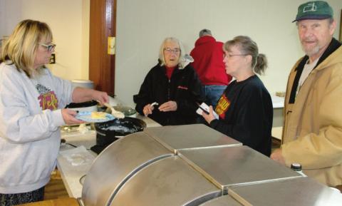 Gudrun Hale serves up biscuits