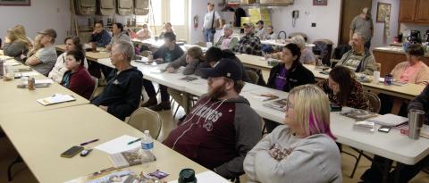 Large crowd turns out for beginning beekeeping class