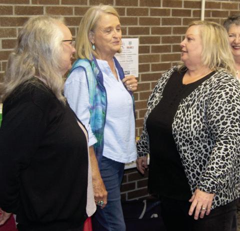 A going away party held Friday for Betha Elliott as she leaves her post at Cherokee County Heath Department director after 36 years with the department. Attending the party were Carolyn Miller, retired administrator at the Montgomery County Health Department and Debbi Baugher, retired director of the Labette County Health Department. The three long time friends have all retired in the same year.